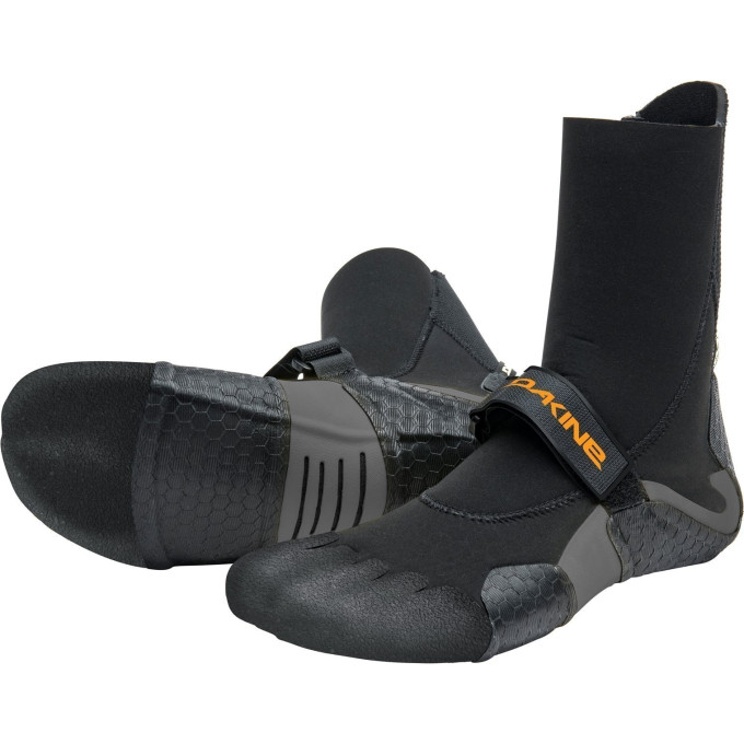 Гидротапки DAKINE UNISEX CYCLONE SPLIT TOE BOOT 3/2мм черные, размер 5 DK01U3CSTBC1 (0604565736543)